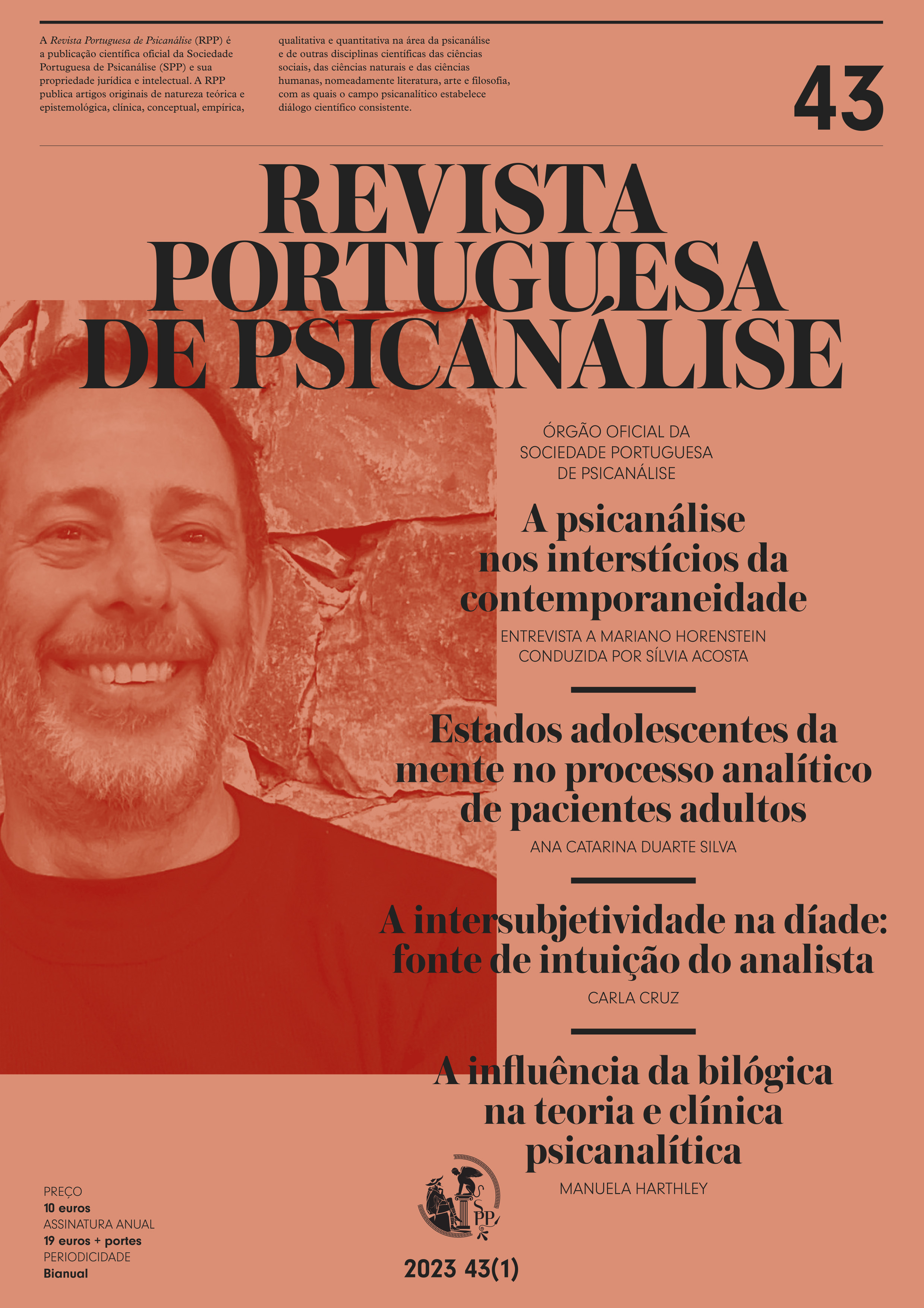 Vol. 39 N.º 2 (2019): Revista Portuguesa de Psicanálise