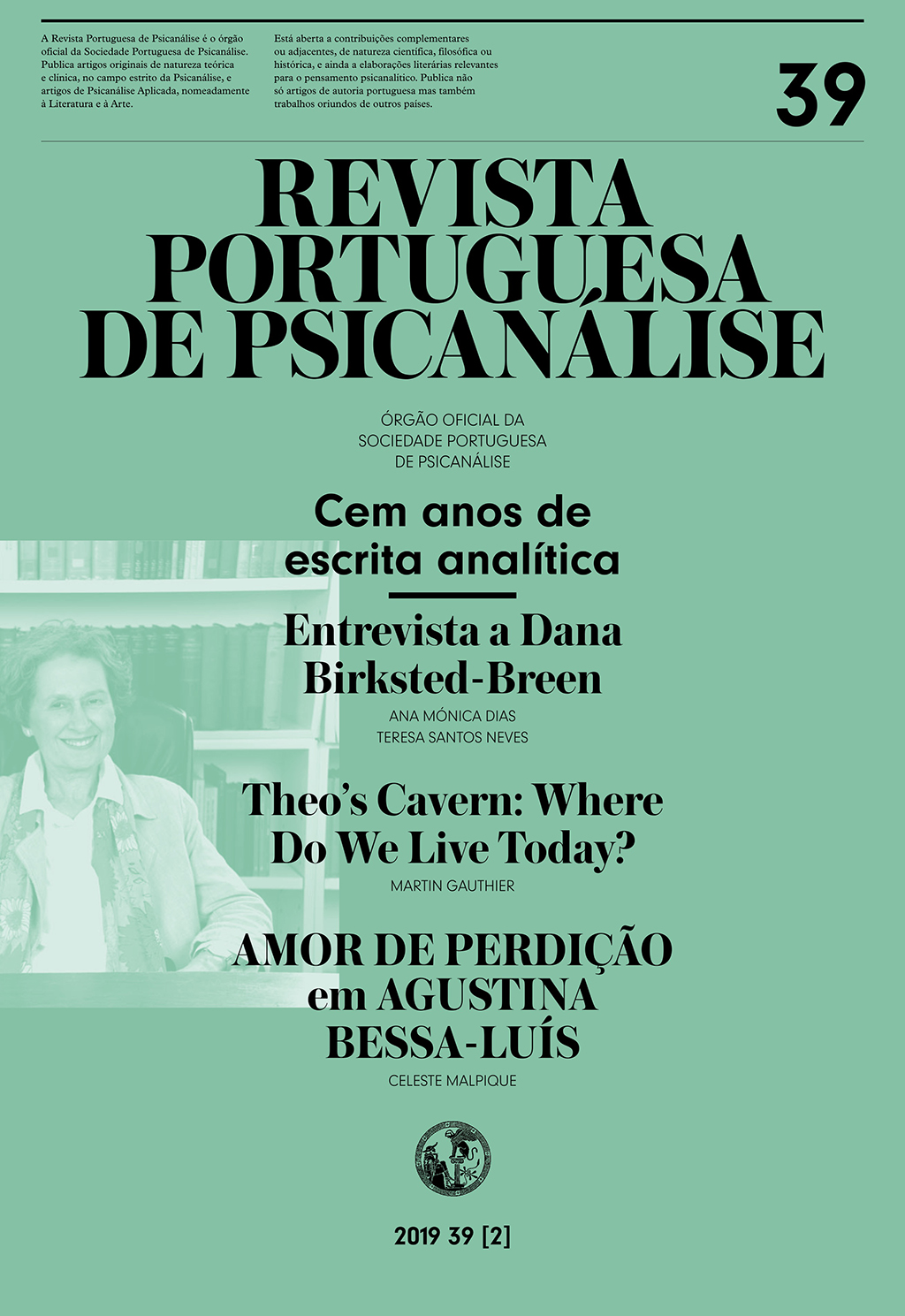 Vol. 39 N.º 2 (2019): Revista Portuguesa de Psicanálise